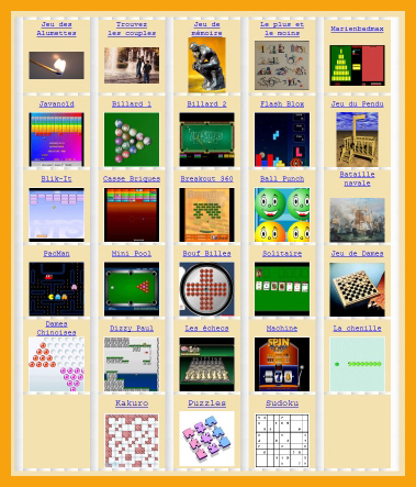 Quelques JEUX